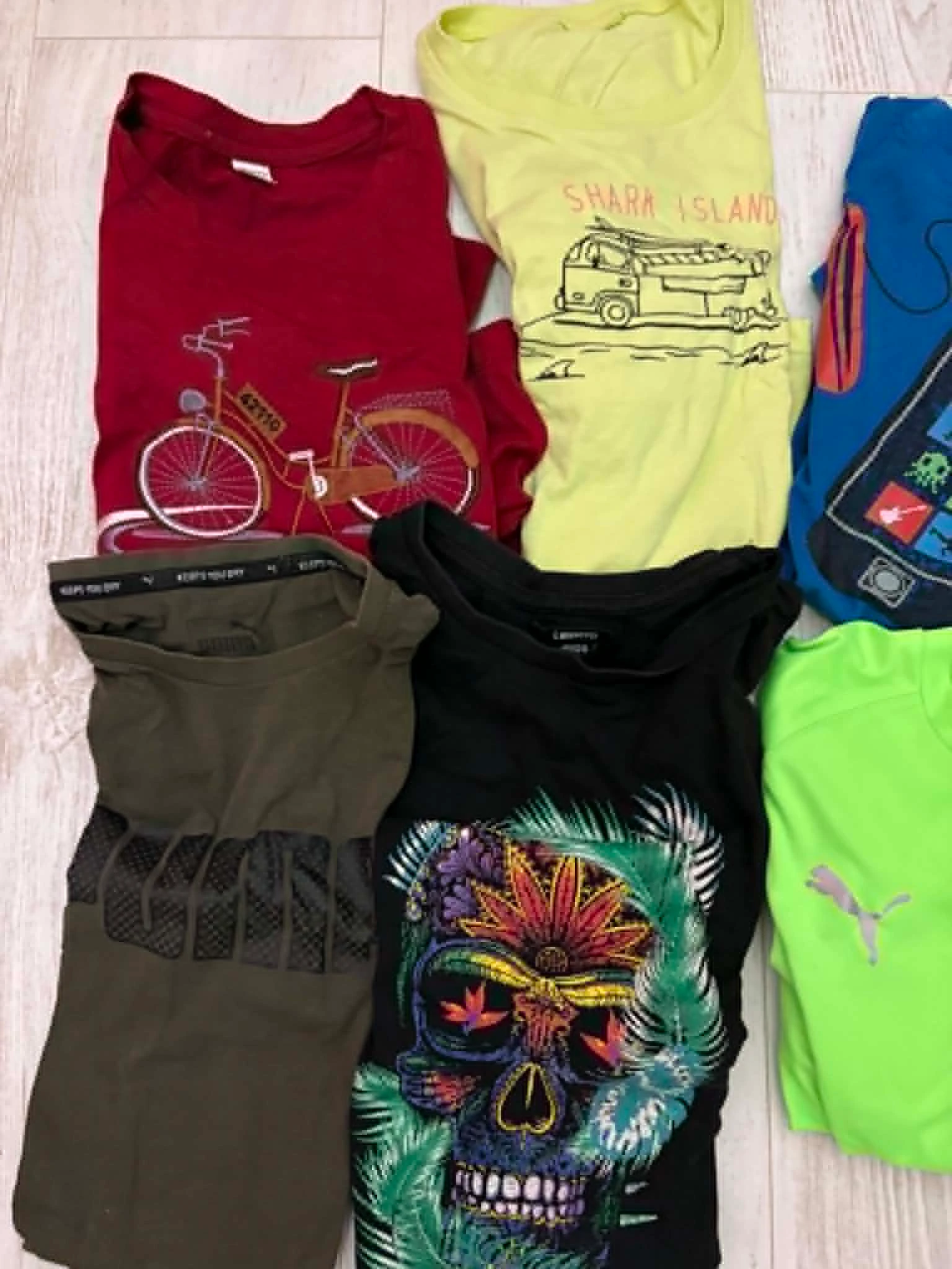 Lot de 8 camisetas para meninos – photo 2